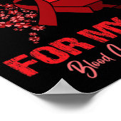 Poster I Wear Red In Memory For My Son Blood Cancer Aware (Coin)