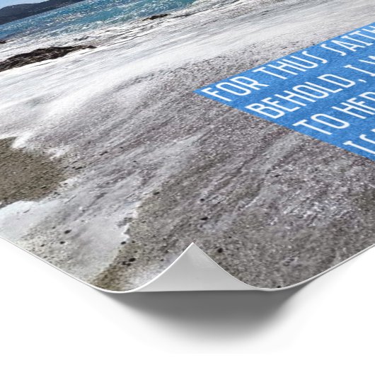 Poster I Will Extend Peace to Her Like A River (Coin)