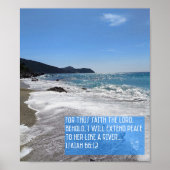 Poster I Will Extend Peace to Her Like A River (Devant)