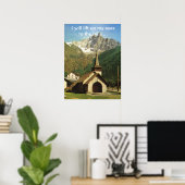 Poster I will lift up my eyes to the hills (Bureau à domicile)