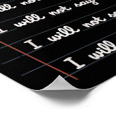 Poster I Will Not Say 6 7  (Coin)