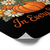 Poster I Will Praise Him In Every Season Pumpkin Autumn F (Coin)