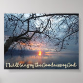 Poster I Will Sing of the Goodness of God (Devant)