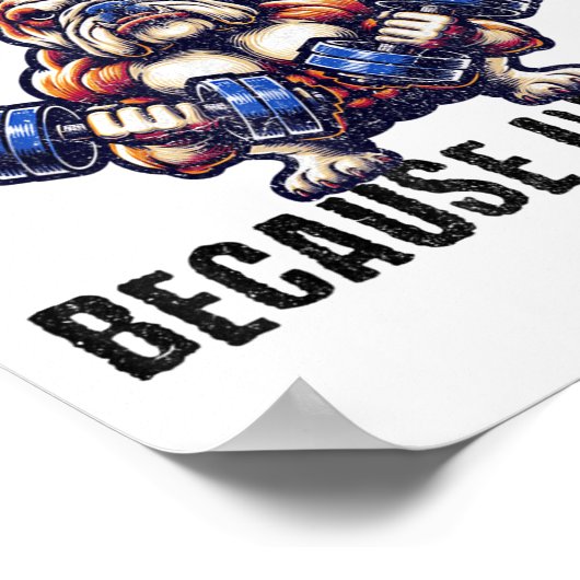 Poster I Workout Because I'm Ugly Motivational  (Coin)