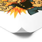 Poster I Yam What I Yam Popeye Citation de dessin classiq (Coin)