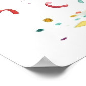 Poster IA Nursery Art Folk Art Style poulet ou coq (Coin)