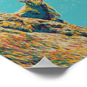 Poster Ibex au Mercantour, Alpes, France (Coin)