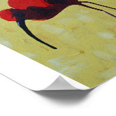 Poster Ibis écarlet (Coin)