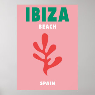 Poster Ibiza beach