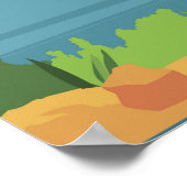 Poster Ibiza Espagne Voyage Art Vintage (Coin)