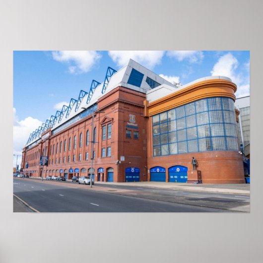 Poster Ibrox Park Stade Glasgow Rangers Écosse (Devant)