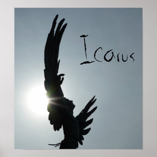 Poster Icarus Silhouette (Devant)
