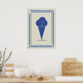 Poster Ice Cream Art Print (Cuisine)