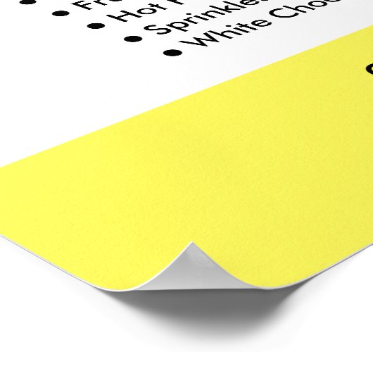 Poster Ice Cream Cone, Ice Cream Parlor Menu (Coin)