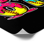 Poster Ice Cream Dripng Softball Drip Funny 6 7 Six Seven (Coin)