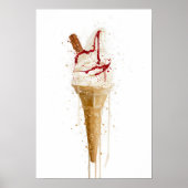 Poster Ice Cream Wall Art Print ’99 Cone’ (Devant)