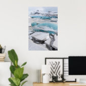 Poster Ice Glacial Information en hiver (Bureau à domicile)