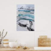 Poster Ice Glacial Information en hiver (Cuisine)
