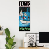 POSTER ICE INDICA SATIVA (Bureau à domicile)