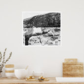 Poster Ice Jam Dawson Bridge Alaska 1910 (Cuisine)