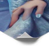 Poster Ice Queen Fantasy – Winter Goddess Portrait Art (Coin)