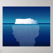 POSTER ICEBERG AT NIGHT (Devant)
