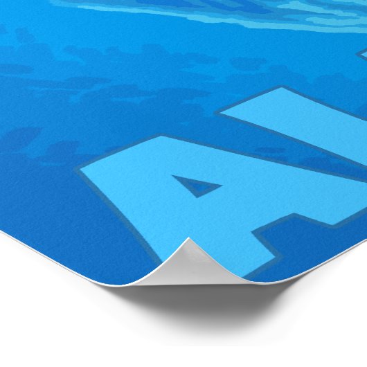 Poster Iceberg Cross-Section - Valdez, Alaska (Coin)