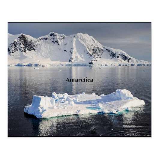 Poster iceberg de l'Antarctique (Devant)