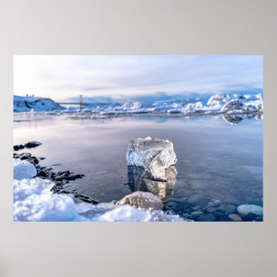Poster Iceberg dérive vers la mer