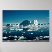 Poster Iceberg, Groenland (Devant)