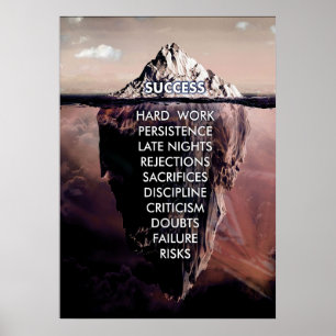 Poster Iceberg sombre