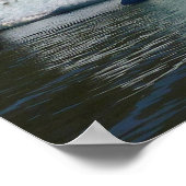 Poster Iceberg sur le lac Mendenhall en Alaska (Coin)