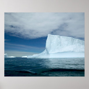 Poster Icebergs au large de la pointe sud de la Géorgie d