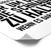 POSTER ICH LERNE DOCH NICHT SPRECHEN (Coin)