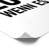 POSTER ICH LERNE DOCH NICHT SPRECHEN (Coin)