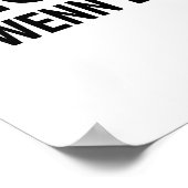 POSTER ICH LERNE DOCH NICHT SPRECHEN (Coin)