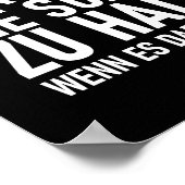 POSTER ICH LERNE DOCH NICHT SPRECHEN (Coin)