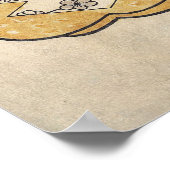 Poster Ichikawa Monnosuke comme singe de Sarumawashi ukiy (Coin)