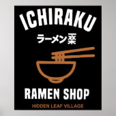 Poster Ichiraku Ramen (Devant)