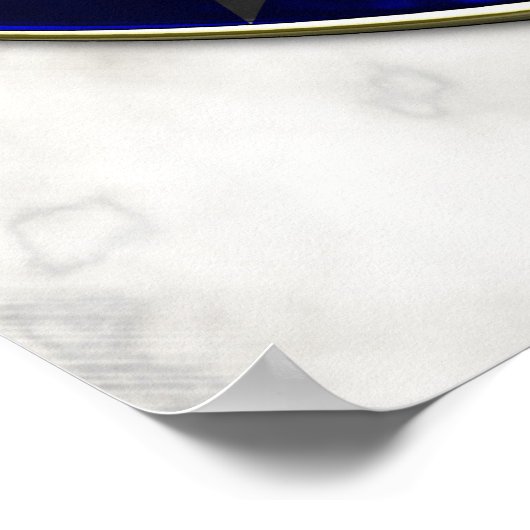 Poster Ichthus - Drapeau Portoricain (Coin)