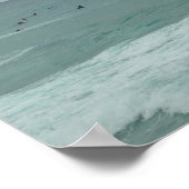 Poster ICI IL VIENT L'affiche de surf (Coin)