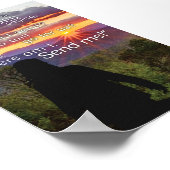 Poster Ici je suis Seigneur, chrétien appelant Bible Vers (Coin)