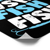 Poster Ici Poisson Poisson Poisson T Chemise Hommes Femme (Coin)