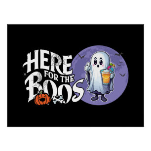 Poster Ici pour les Boos   Boire et obtenir votre Spook