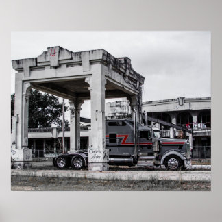 Poster Icon Kenworth W900L Fleenor Bros.