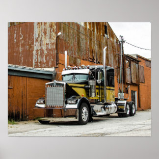 Poster Icon Kenworth W900L Fleenor Bros.