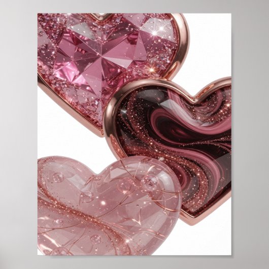 Poster Icône Argent LOVE (Devant)