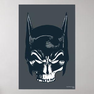 Poster Icône Batman Cowl/Skull