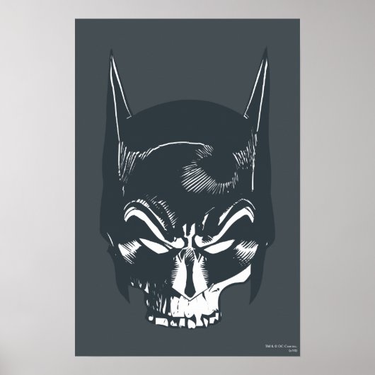 Poster Icône Batman Cowl/Skull (Devant)
