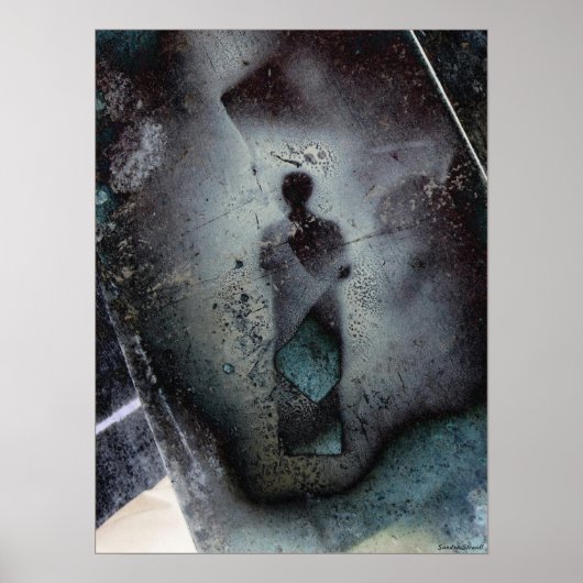 Poster Icône bleue (Devant)